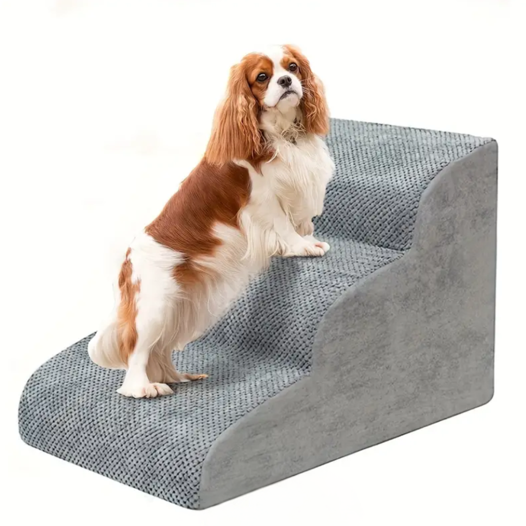 Non-Slip Dog Ramp 3 Tier Stair Case