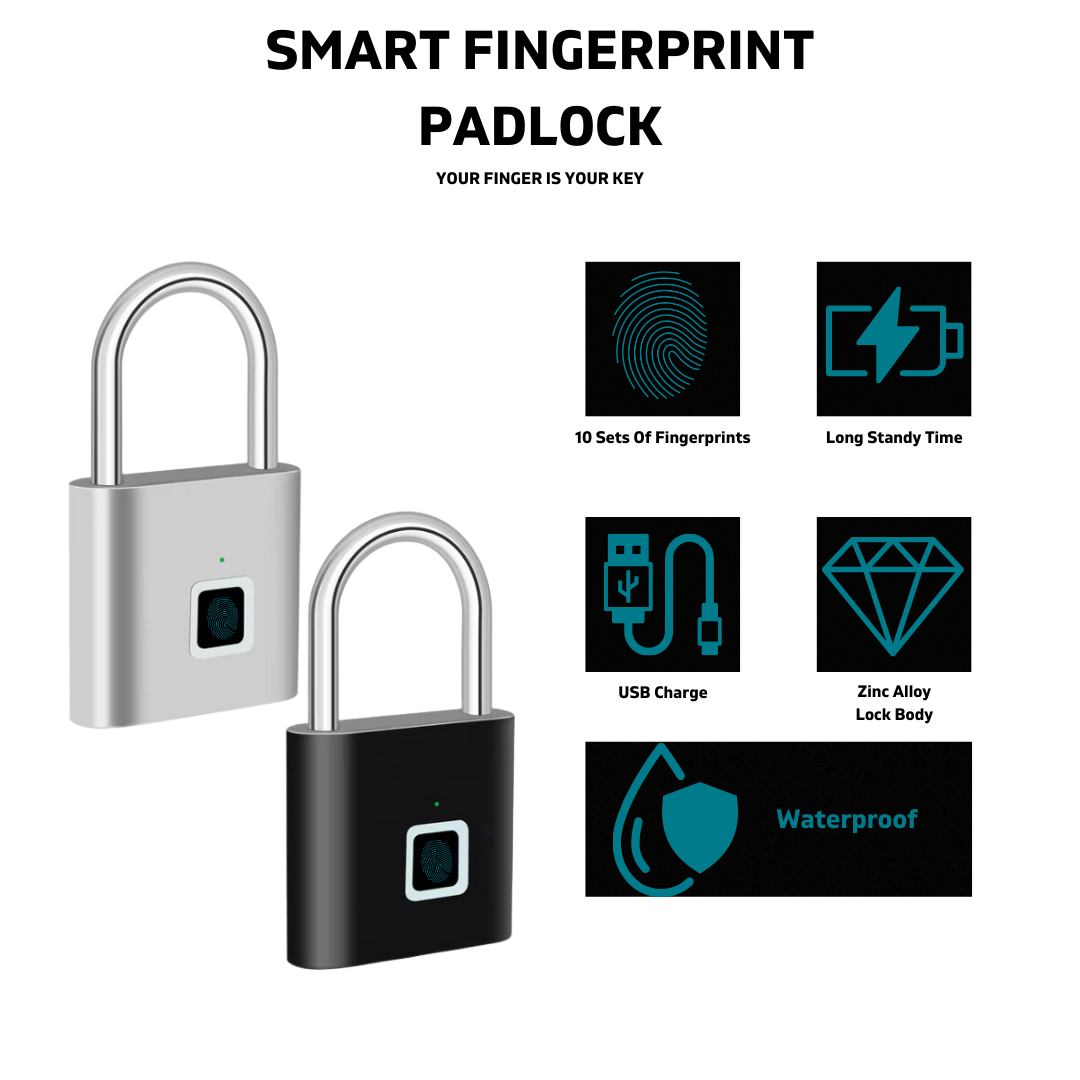 Smart Fingerprint Padlock