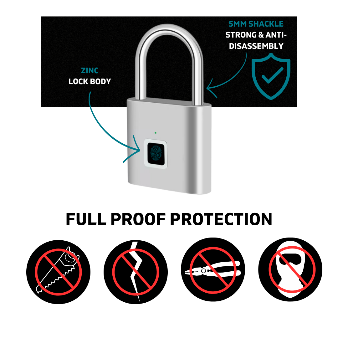 Smart Fingerprint Padlock