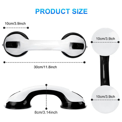 Anti-Slip Shower Suction Grab Bar