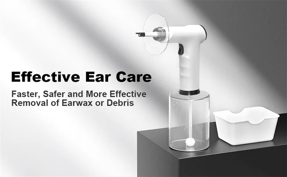 Electric Irrigation Ear Wax Removal Kit with Soft Spray